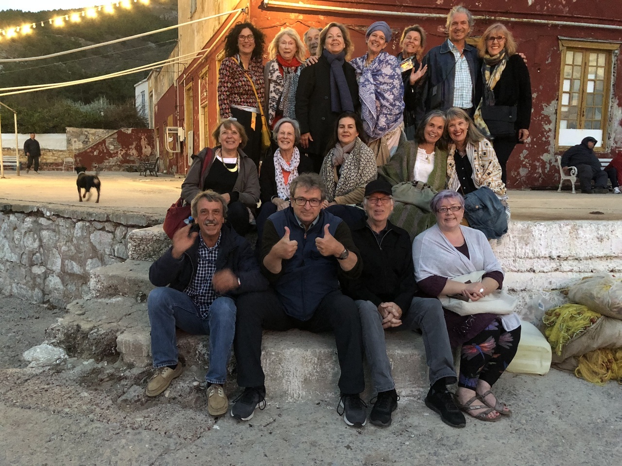 The Hydra Writer's Retreat with Phil Cousineau, on Hydra island, Greece, 2018. 